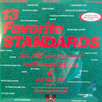 JAMEY AEBERSOLD - 13 Favorite Standards cover 