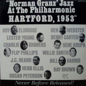 JAZZ AT THE PHILHARMONIC - Jazz at the Philharmonic - Hartford, 1953 cover 