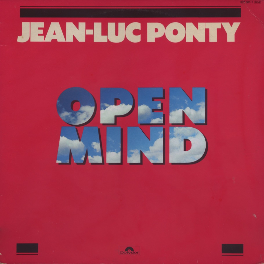 JEAN-LUC PONTY - Open Mind cover 