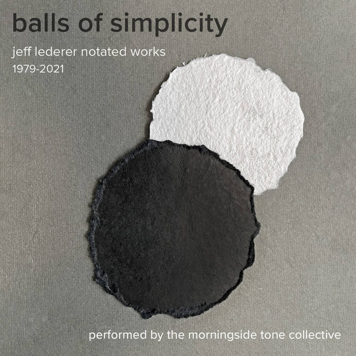 JEFF LEDERER - Balls of Simplicity cover 