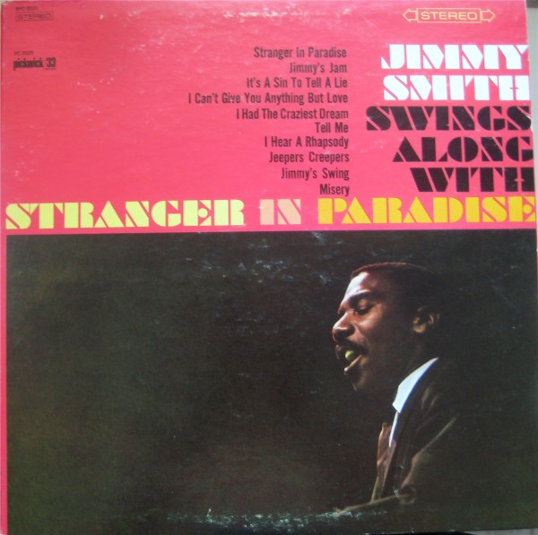 JIMMY SMITH - Swings Along With Stranger In Paradise (aka Fantastic aka The Fantastic Jimmy Smith aka Jeepers Creepers) cover 