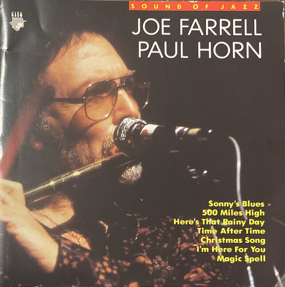 JOE FARRELL - Joe Farrell / Paul Horn : Sound Of Jazz (aka Jazz Café Presents Joe Farrell / Paul Horn) cover 
