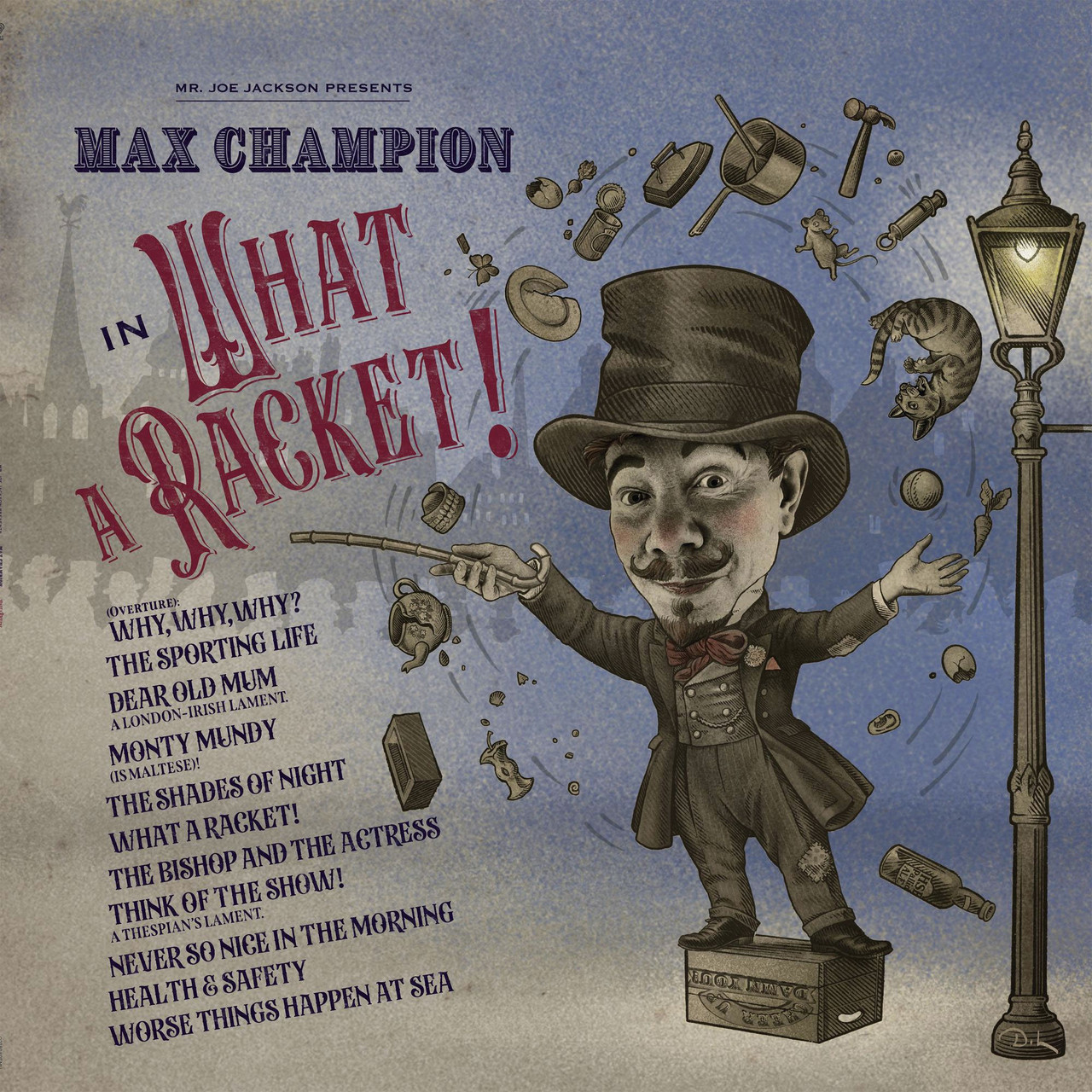 JOE JACKSON - Joe Jackson Presents Max Champion in What a Racket! cover 