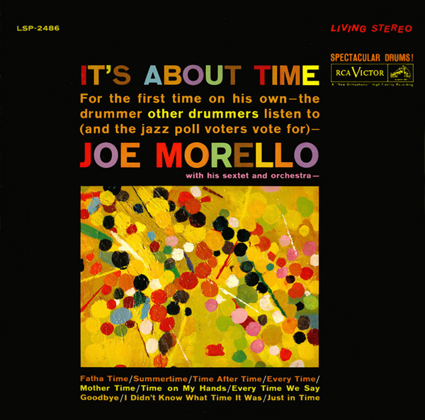 JOE MORELLO - It's About Time cover 