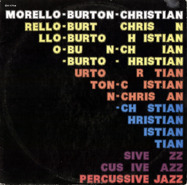 JOE MORELLO - Morello  - Burton  - Christian : Percussive Jazz cover 