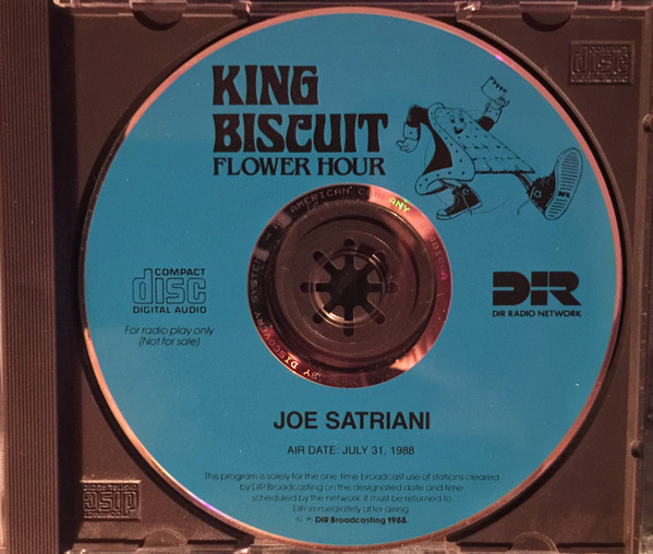 JOE SATRIANI - King Biscuit Flower Hour 1988-07-31 cover 