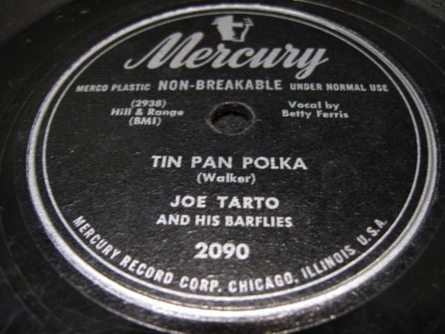 JOE TARTO - Tin Pan Polka cover 