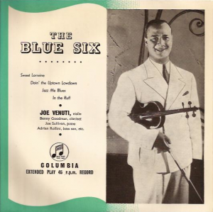 JOE VENUTI - The Blue Six cover 