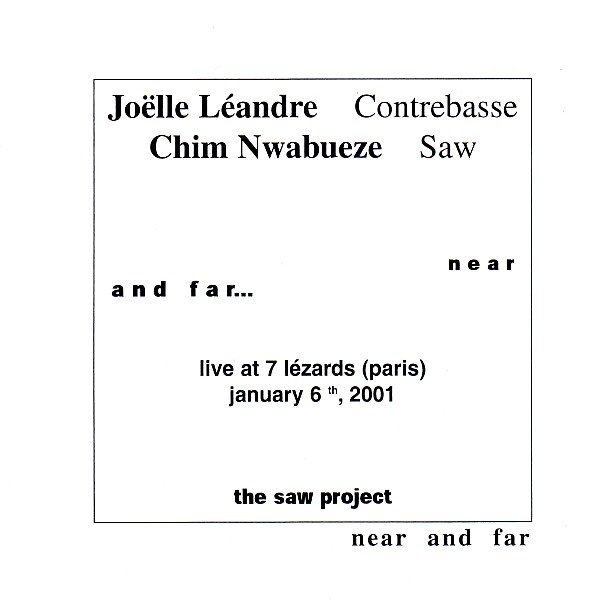 JOËLLE LÉANDRE - Joëlle Léandre / Chim Nwabueze ‎: Near And Far... cover 