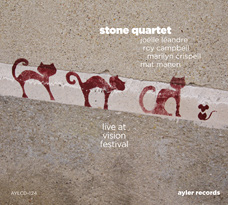 JOËLLE LÉANDRE - Stone Quartet : Live At Vision Festival cover 