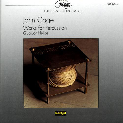 JOHN CAGE - John Cage - Quatuor Hêlios ‎: Works For Percussion cover 
