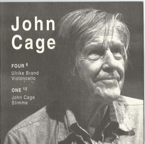 JOHN CAGE - John Cage, Ulrike Brand ‎: Four6 - One12 cover 