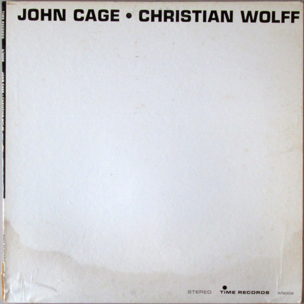 JOHN CAGE - John Cage • Christian Wolff cover 
