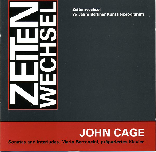 JOHN CAGE - Sonatas And Interludes cover 