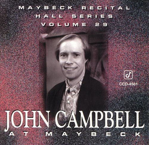 JOHN CAMPBELL - Live at Maybeck Recital Hall, Vol. 29 cover 