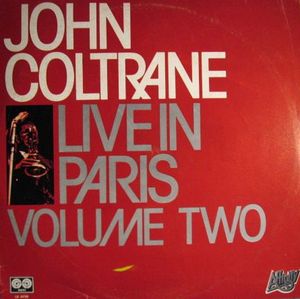 JOHN COLTRANE - Live In Paris Volume Two cover 