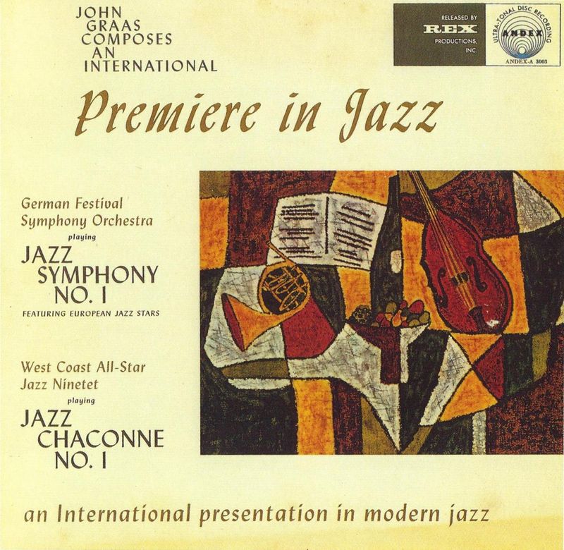 JOHN GRAAS - International Premiere in Jazz cover 