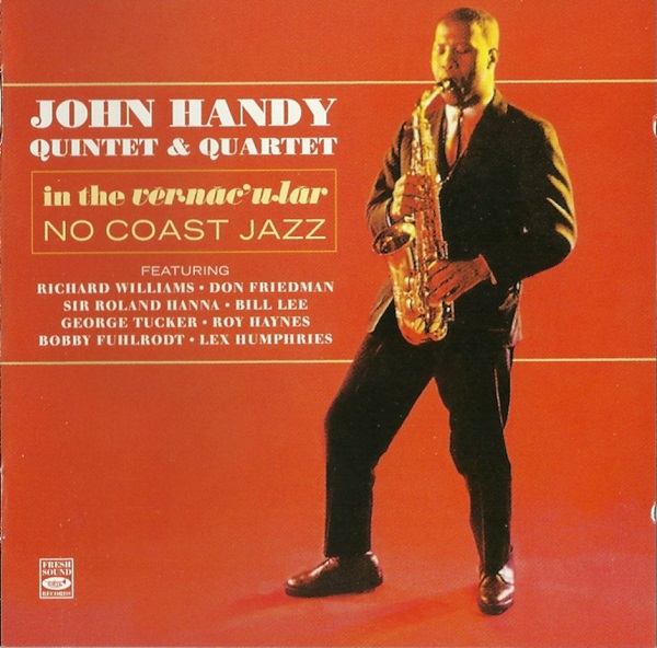 JOHN HANDY - In The Vernacular + No Coast cover 
