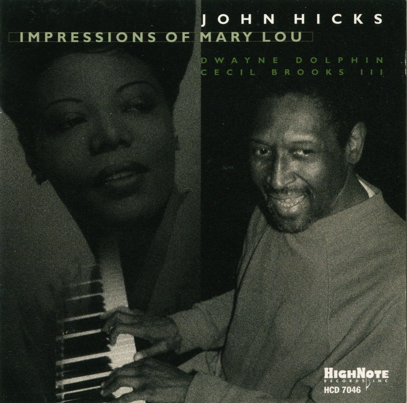 JOHN HICKS / KEYSTONE TRIO - Impressions of Mary Lou cover 