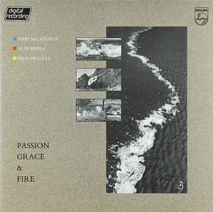 JOHN MCLAUGHLIN - Passion, Grace & Fire (with Al Di Meola & Paco De Lucía) cover 
