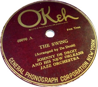 JOHNNY DE DROIT - The Swing / New Orleans Blues cover 