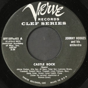 JOHNNY HODGES - Castle Rock / Don't Call Me, I'll Call You cover 