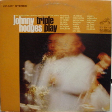 JOHNNY HODGES - Triple Play cover 