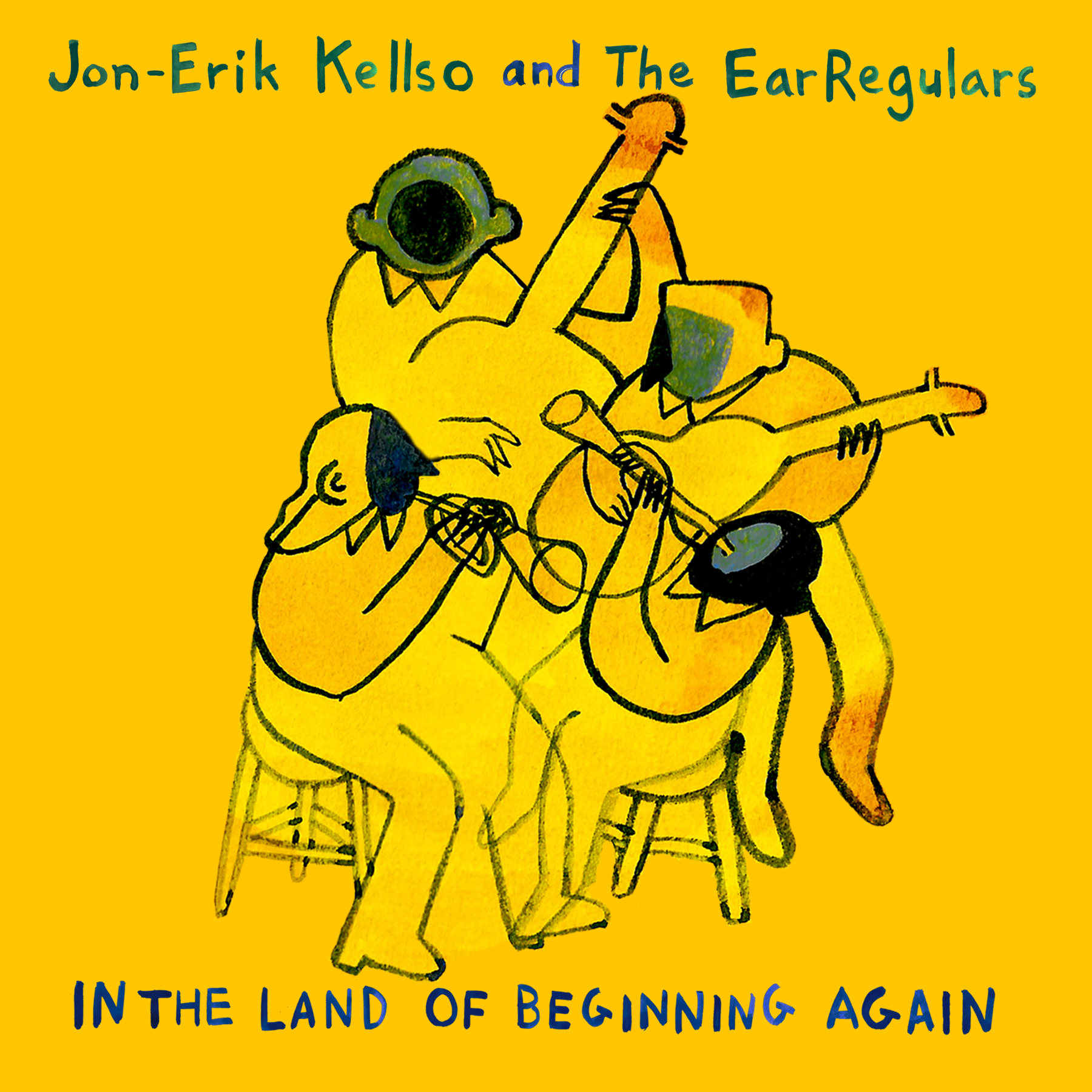 JON-ERIK KELLSO - In the Land of Beginning Again cover 