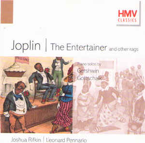 JOSHUA RIFKIN - Joshua Rifkin / Leonard Pennario : Joplin | The Entertainer And Other Rags cover 