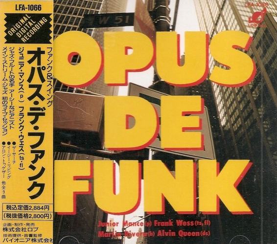 JUNIOR MANCE - Junior Mance & Frank Wess ‎: Opus De Funk cover 