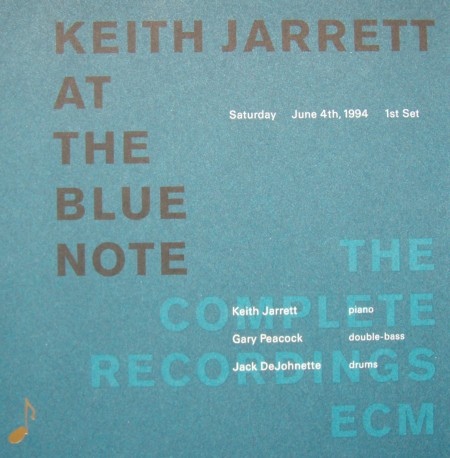 KEITH JARRETT - At The Blue Note, Saturday, June 4th 1994, 1st Set cover 