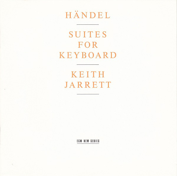 KEITH JARRETT - Händel  ‎– Suites For Keyboard cover 