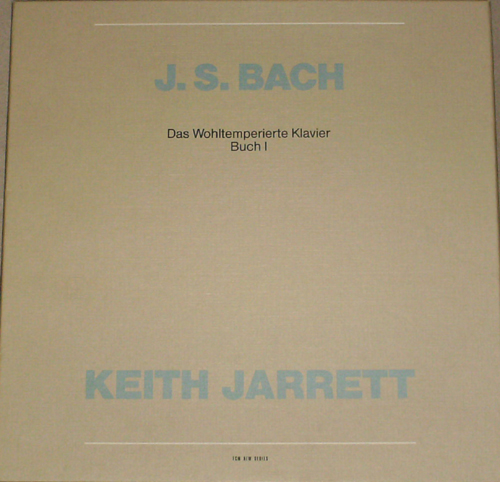KEITH JARRETT - J.S. Bach - Das Wohltemperierte Klavier, Buch I cover 