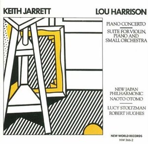 KEITH JARRETT - Lou Harrison: Piano Concerto / Suite for Violin, Piano and Small Orchestra cover 