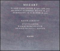 KEITH JARRETT - Mozart: Piano Concertos K. 467, 488 & 595; Masonic Funeral Music; Symphony in G minor K cover 