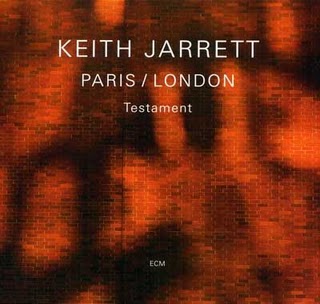KEITH JARRETT - Paris / London: Testament cover 