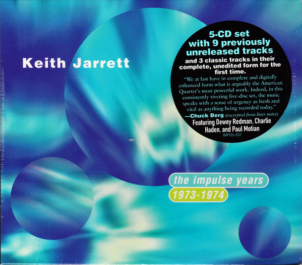 KEITH JARRETT - The Impulse Years, 1973-1974 cover 