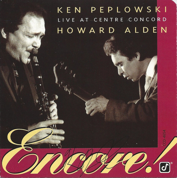 KEN PEPLOWSKI - Ken Peplowski, Howard Alden ‎: Encore cover 