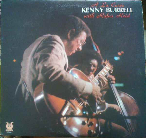 KENNY BURRELL - A La Carte cover 