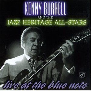 KENNY BURRELL - Live at the Blue Note cover 