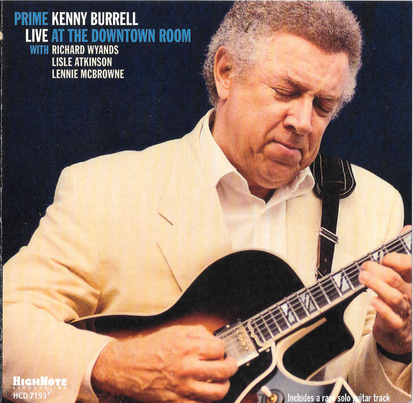 KENNY BURRELL - Prime Live At The Downtown Room cover 