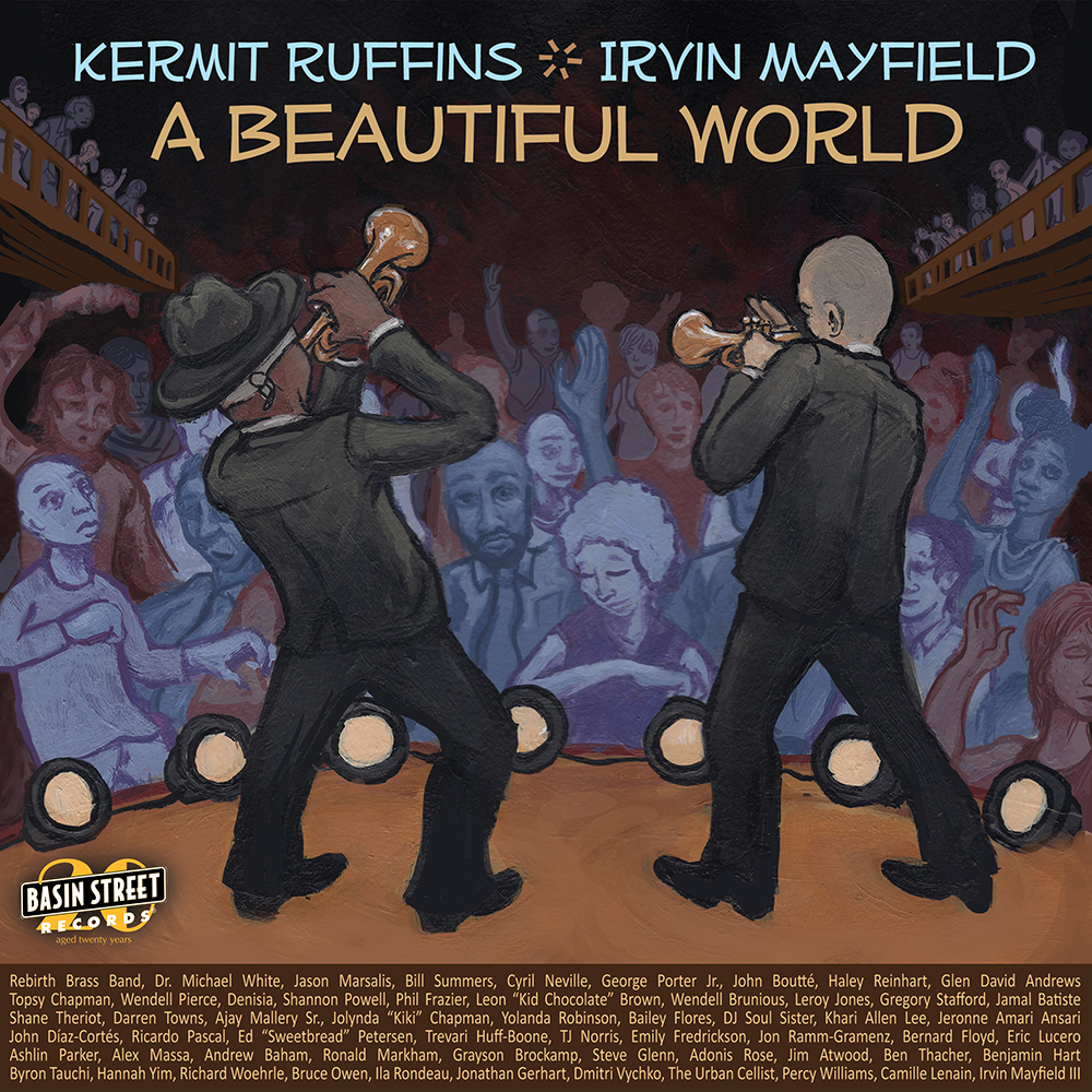 KERMIT RUFFINS - Kermit Ruffins and Irvin Mayfield : A Beautiful World cover 