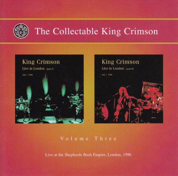 KING CRIMSON - The Collectable King Crimson Volume 3 cover 
