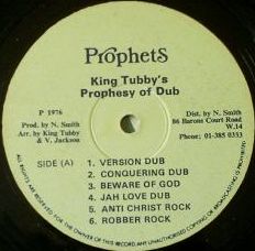 KING TUBBY - Prophecy Of Dub cover 
