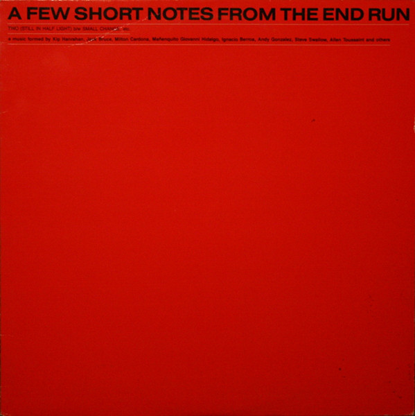 KIP HANRAHAN - A Few Short Notes from the End Run cover 