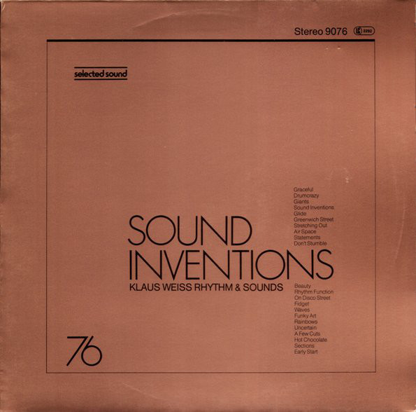 KLAUS WEISS - Sound Inventions cover 