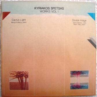 KYRIAKOS SFETSAS - Works Vol. 1 cover 