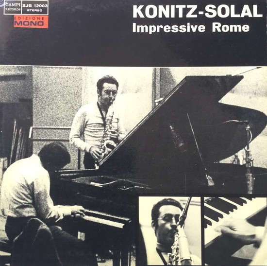 LEE KONITZ - Konitz - Solal : Impressive Rome cover 