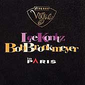 LEE KONITZ - Lee Konitz/Bob Brookmeyer in Paris cover 