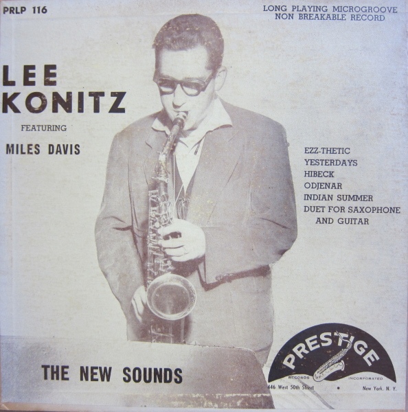 LEE KONITZ - Lee Konitz Featuring Miles Davis ‎: The New Sounds cover 